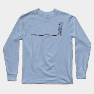 Wild Thing - Following Some Big Footsteps Long Sleeve T-Shirt